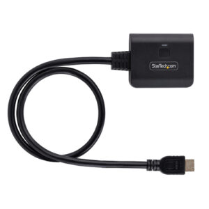 StarTech.com Divisor HDMI de 2 Puertos - Multiplicador HDMI 2.0 de 2 Puertos 4K60 - Splitter HDMI 2 Puertos de Entrada 1 de Salida - HDR/HDCP con Cable HDMI Incorporado de 50cm StarTech.com Divisor HDMI de 2 Puertos - Multiplicador HDMI 2.0 de 2 Puertos 4K60 - Splitter HDMI 2 Puertos de Entrada 1 de Salida - HDR/HDCP con Cable HDMI Incorporado de 50cm