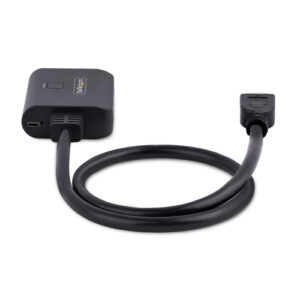 StarTech.com Divisor HDMI de 2 Puertos - Multiplicador HDMI 2.0 de 2 Puertos 4K60 - Splitter HDMI 2 Puertos de Entrada 1 de Salida - HDR/HDCP con Cable HDMI Incorporado de 50cm StarTech.com Divisor HDMI de 2 Puertos - Multiplicador HDMI 2.0 de 2 Puertos 4K60 - Splitter HDMI 2 Puertos de Entrada 1 de Salida - HDR/HDCP con Cable HDMI Incorporado de 50cm