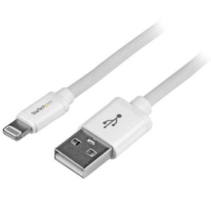 Alternative view of StarTech.com Cable de 2m Lightning de 8 Pin a USB A 2.0 para Apple iPod iPhone 5 iPad - Blanco