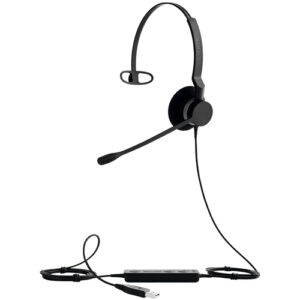 Jabra Biz 2300 USB UC Mono Auriculares Alámbrico Diadema Oficina/Centro de llamadas USB tipo A Negro Jabra Biz 2300 USB UC Mono Auriculares Alámbrico Diadema Oficina/Centro de llamadas USB tipo A Negro