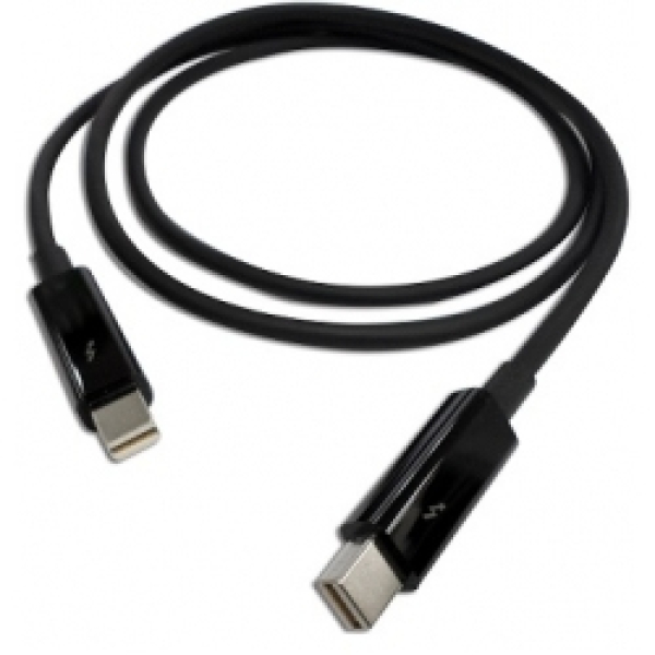 QNAP CAB-TBT10M cable Thunderbolt 1 m Negro