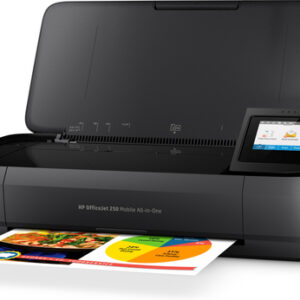 HP OfficeJet Impresora multifunción portátil 250, Impresión, copia, escáner, AAD de 10 hojas