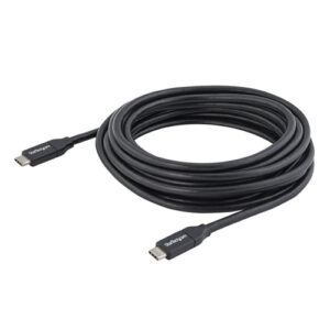 Alternative view of StarTech.com Cable USB-C de 4 metros con Capacidad para Entrega de Potencia (5A) - USB 2.0 - Certificado