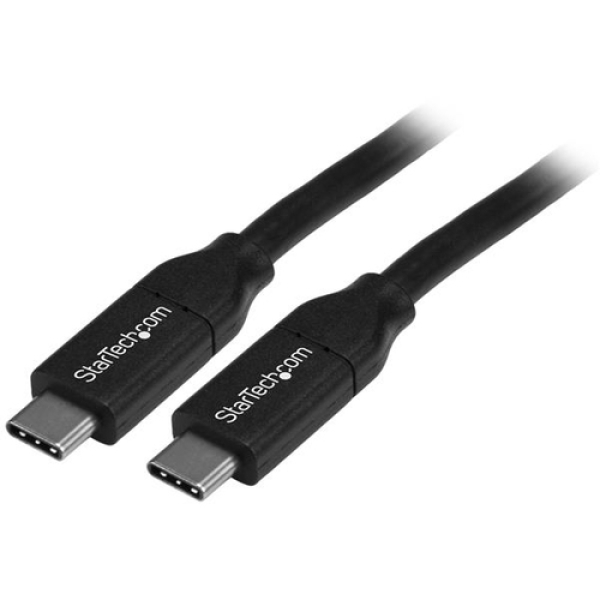 StarTech.com Cable USB-C de 4 metros con Capacidad para Entrega de Potencia (5A) - USB 2.0 - Certificado