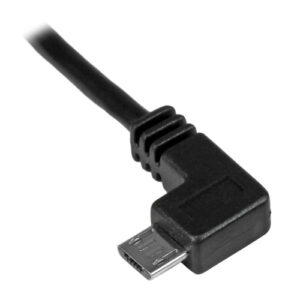 StarTech.com Cable de 0,5m Micro USB Acodado a la Izquierda para Carga y Sincronización de Smartphones o Tablets StarTech.com Cable de 0,5m Micro USB Acodado a la Izquierda para Carga y Sincronización de Smartphones o Tablets