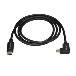 StarTech.com Cable de 1m USB-C a USB-C Acodado a la Derecha - Cable USB Tipo C en Ángulo a la Derecha - Cable USBC en Ángulo StarTech.com Cable de 1m USB-C a USB-C Acodado a la Derecha - Cable USB Tipo C en Ángulo a la Derecha - Cable USBC en Ángulo
