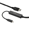 StarTech.com Cable 3m USB C a DisplayPort 1.2 de 4K a 60Hz - Adaptador Convertidor USB Tipo C a DisplayPort - HBR2 - Conversor USBC con Modo Alt - Compatible con Thunderbolt 3 - Negro StarTech.com Cable 3m USB C a DisplayPort 1.2 de 4K a 60Hz - Adaptador Convertidor USB Tipo C a DisplayPort - HBR2 - Conversor USBC con Modo Alt - Compatible con Thunderbolt 3 - Negro