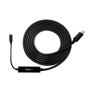 Alternative view of StarTech.com Cable 3m USB C a DisplayPort 1.2 de 4K a 60Hz - Adaptador Convertidor USB Tipo C a DisplayPort - HBR2 - Conversor USBC con Modo Alt - Compatible con Thunderbolt 3 - Negro