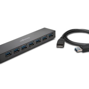 Alternative view of Kensington Cargador y hub USB 3.0 de siete puertos UH7000C