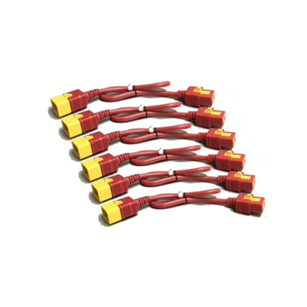 APC AP8714SX340 cable de transmisión Rojo 1,2 m C19 acoplador C20 acoplador