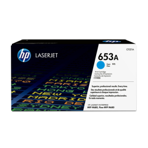 HP Cartucho de tóner original LaserJet 653A cian