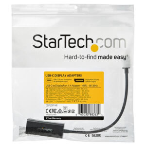 StarTech.com Adaptador Gráfico USB-C a DisplayPort - 8K 30Hz
