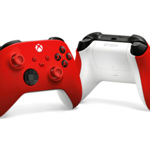 Microsoft Pulse Red Rojo Bluetooth/USB Gamepad Analógico/Digital Xbox, Xbox One, Xbox Series S, Xbox Series X