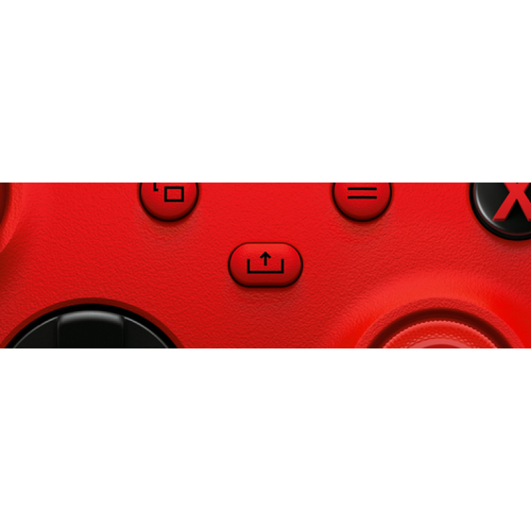 Microsoft Pulse Red Rojo Bluetooth/USB Gamepad Analógico/Digital Xbox, Xbox One, Xbox Series S, Xbox Series X