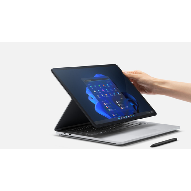 Reacondicionado | SURFACE LAPTOP STUDIO CI7-11370SYST Microsoft Surface Laptop Studio i7-11370H Híbrido (2-en-1) 36,6 cm (14.4″) Pantalla táctil Intel® Core™ i7 32 GB LPDDR4x-SDRAM 2000 GB SSD NVIDIA GeForce RTX 3050 Ti Wi-Fi 6 (802.11ax) Windows 10 Pro Platino