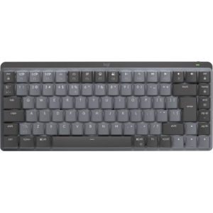 Logitech MX Mini Mechanical teclado RF Wireless + Bluetooth QWERTY Internacional de EE.UU. Grafito