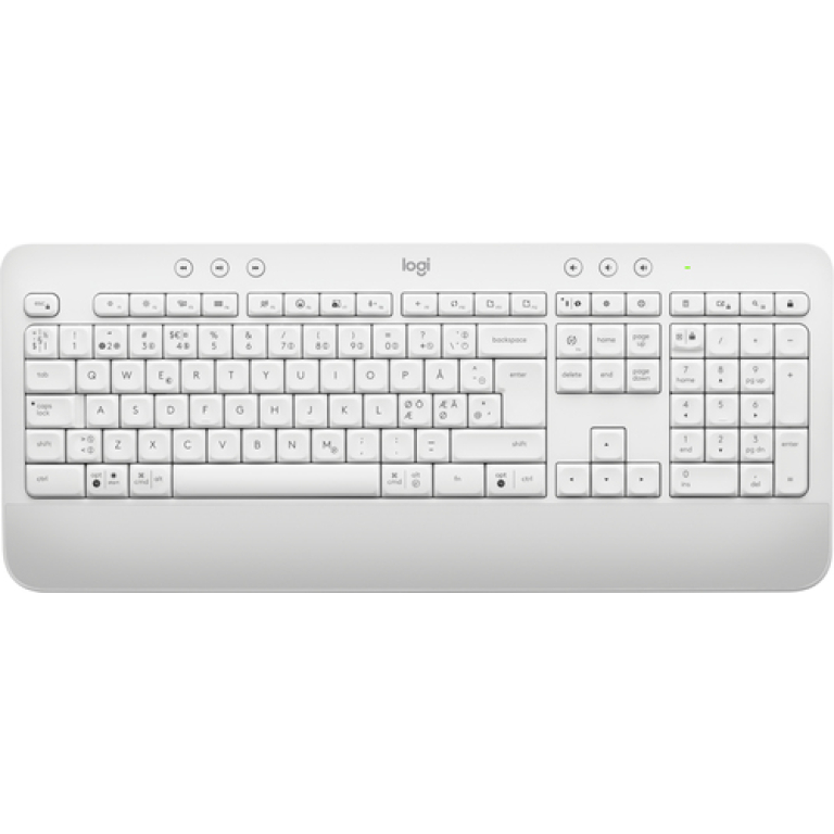 Logitech Signature MK650 Combo For Business teclado Ratón incluido RF Wireless + Bluetooth QWERTY Danés, Finlandés, Noruego, Sueco Blanco