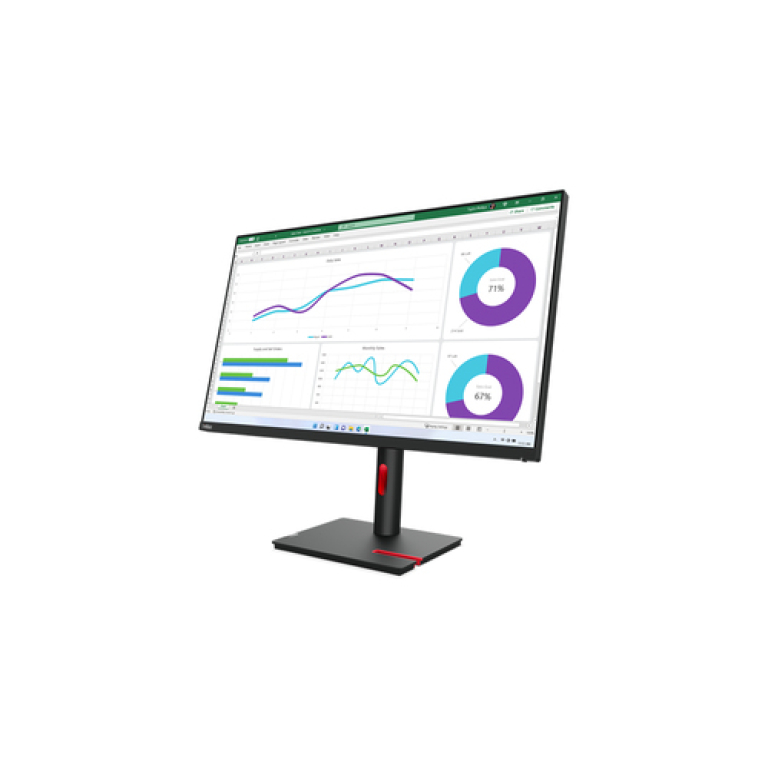 Alternative view of Lenovo ThinkVision T32p-30 80 cm (31.5") 3840 x 2160 Pixeles 4K Ultra HD LED Negro