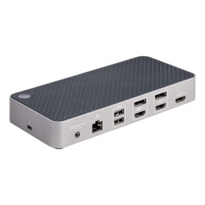 Alternative view of StarTech.com Docking Station USB-C para 3 Monitores - Dock USB C Triple HDMI/DP de 4K - 5x Hub USB - GbE - PD 100W - Replicador de Puertos - Compatible Thunderbolt 3/4