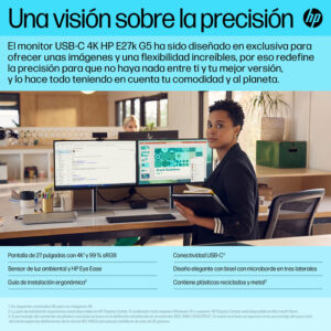 HP E27k G5 4K USB-C Monitor