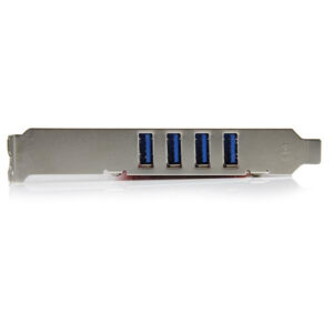 StarTech.com Tarjeta Adaptador PCI USB 3.0 SuperSpeed de 4 puertos con Conector LP4 SATA - Hub Concentrador Interno StarTech.com Tarjeta Adaptador PCI USB 3.0 SuperSpeed de 4 puertos con Conector LP4 SATA - Hub Concentrador Interno