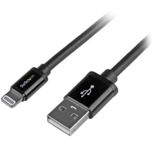 StarTech.com Cable 2m Lightning 8 Pin a USB A 2.0 para Apple iPod iPhone 5 iPad - Negro StarTech.com Cable 2m Lightning 8 Pin a USB A 2.0 para Apple iPod iPhone 5 iPad - Negro