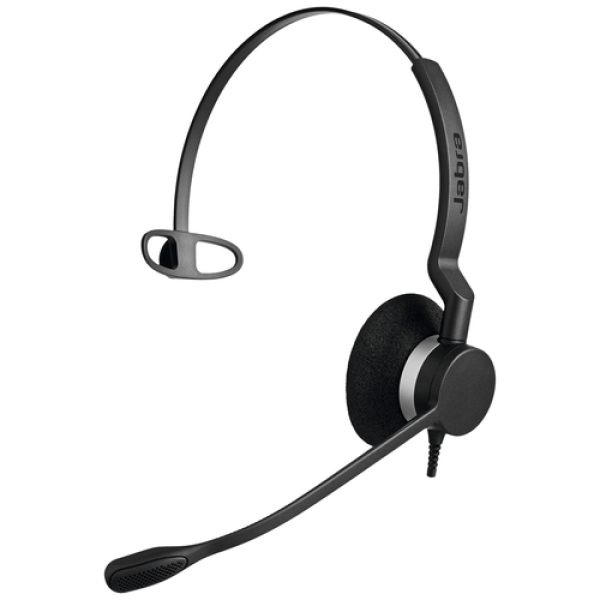 Jabra Biz 2300 USB Microsoft Lync Mono Auriculares Alámbrico Diadema Oficina/Centro de llamadas USB tipo A Negro