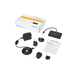 StarTech.com Splitter Multiplicador Mini DP a 4 puertos DisplayPort - Hub MST