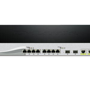 D-Link DXS-1210-12SC/E switch Gestionado L2 10G Ethernet (100/1000/10000) 1U Negro, Plata