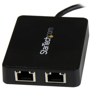 Alternative view of StarTech.com Adaptador de Red USB-C con Dos Puertos Ethernet Gigabit y Puerto Adicional USB (Type-A)