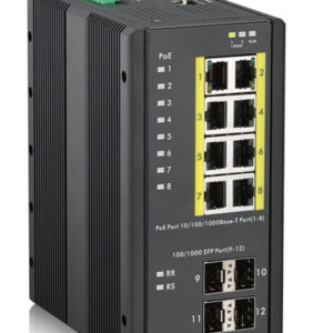Zyxel RGS200-12P Gestionado L2 Gigabit Ethernet (10/100/1000) Energía sobre Ethernet (PoE) Negro Zyxel RGS200-12P Gestionado L2 Gigabit Ethernet (10/100/1000) Energía sobre Ethernet (PoE) Negro
