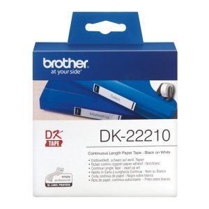 Alternative view of Brother DK-22210 cinta para impresora de etiquetas Negro sobre blanco