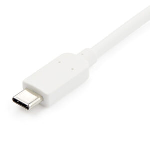 StarTech.com Adaptador Gráfico USB-C a HDMI con Entrega de Potencia - Adaptador de Vídeo USBC a HDMI con Power Delivery - 4K 60Hz - Blanco