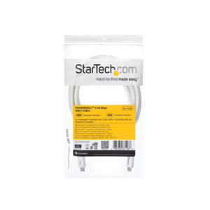 StarTech.com Cable de 2m Thunderbolt 3 Blanco - Cable Compatible con USB-C y DisplayPort - USB Tipo C StarTech.com Cable de 2m Thunderbolt 3 Blanco - Cable Compatible con USB-C y DisplayPort - USB Tipo C