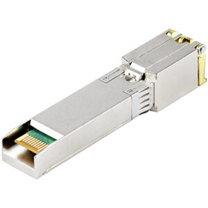 StarTech.com Módulo Transceptor SFP+ Compatible con MSA sin Codificar – 10GBASE-T – SFP a RJ45 Cat6 / Cat5e – SFP+ Ethernet Gigabit de 10Gb – RJ45 – 30m