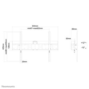 Neomounts by Newstar Soporte de pared para TV y mediabox Neomounts by Newstar Soporte de pared para TV y mediabox