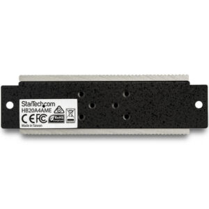 StarTech.com Concentrador USB 2.0 de 4 Puertos - Hub Industrial de Metal(4xUSB-A) con ESD y Protección contra Picos - Temperatura de Funcionamiento Extendida -40 a 85°C - Instalación en Rieles DIN/Pared/Escritorio StarTech.com Concentrador USB 2.0 de 4 Puertos - Hub Industrial de Metal(4xUSB-A) con ESD y Protección contra Picos - Temperatura de Funcionamiento Extendida -40 a 85°C - Instalación en Rieles DIN/Pared/Escritorio