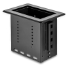 StarTech.com BEZ4MOD organizador de cables Escritorio Caja de cables Negro 1 pieza(s)