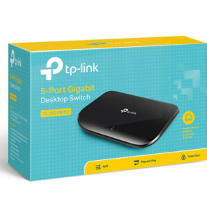 TP-Link TL-SG1005D switch No administrado Gigabit Ethernet (10/100/1000) Negro TP-Link TL-SG1005D switch No administrado Gigabit Ethernet (10/100/1000) Negro