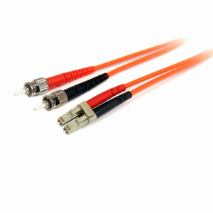 Reacondicionado | StarTech.com Cable Adaptador de Red de 2m Multimodo Dúplex Fibra Óptica LC-ST 62