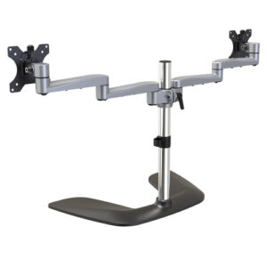 Alternative view of StarTech.com Soporte VESA de Escritorio para Dos Monitores - Soporte Ergonómico para Pantallas hasta 32" con Montaje VESA - Soporte Articulado Autoportante - Altura ajustable - Plata