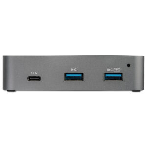 StarTech.com Hub USB-C de 3 Puertos con Puerto de Red Ethernet - USB 3.2 Gen 2 (10Gbps) - Alimentado - 2xUSB-A 1xUSB-C