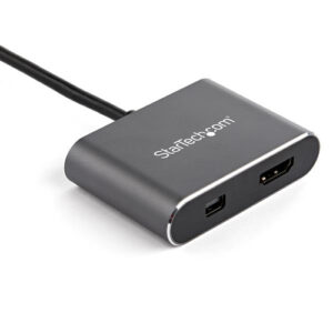Alternative view of StarTech.com Adaptador de Vídeo Multipuertos USB-C - HDMI o Mini DisplayPort - 4K de 60Hz