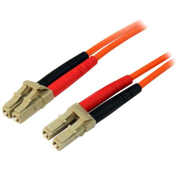 StarTech.com Cable de Red de 15m Multimodo Dúplex Fibra Óptica LC-LC 50/125 - Patch Duplex