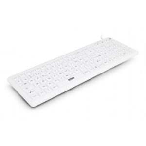 Alternative view of Urban Factory AKB69UF teclado USB QWERTY Español Blanco