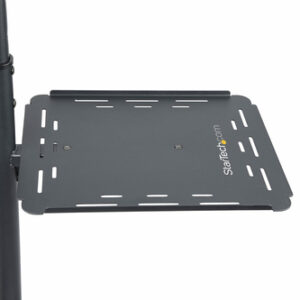 StarTech.com Soporte Móvil para Proyector y Ordenador Portátil - Carrito de Servicio Pesado para Proyector (2 Estantes) - de Altura Ajustable para Presentaciones - con Ruedas Bloqueables