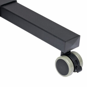 StarTech.com Soporte Móvil para Proyector y Ordenador Portátil - Carrito de Servicio Pesado para Proyector (2 Estantes) - de Altura Ajustable para Presentaciones - con Ruedas Bloqueables