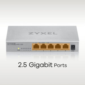 Zyxel MG-105 No administrado 2.5G Ethernet (100/1000/2500) Acero