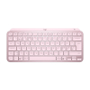 Logitech MX Keys Mini teclado RF Wireless + Bluetooth QWERTY Nórdico Rosa Logitech MX Keys Mini teclado RF Wireless + Bluetooth QWERTY Nórdico Rosa