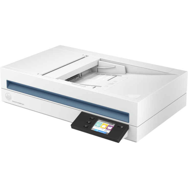HP Scanjet Pro N4600 fnw1 Escáner de superficie plana y alimentador automático de documentos (ADF) 1200 x 1200 DPI A5 Blanco